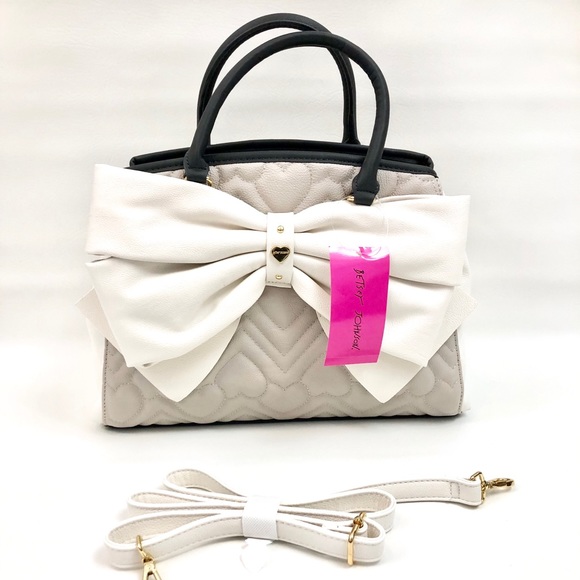 (Price Firm) 🎀 Betsey Johnson Big Bow Satchel - Picture 4 of 6